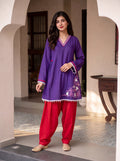 Purple and Red Co-Ord Set